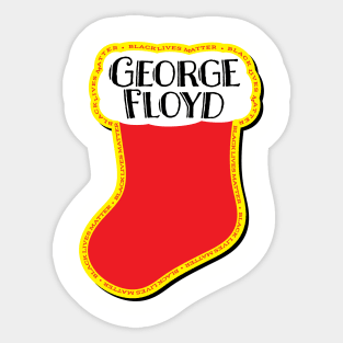 George Floyd: Justice for Christmas Sticker